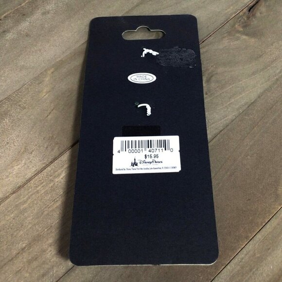 Disney Parks Merch Celtic Knot Keychain Zipper Pull Silver Tone Green Beaded Bra - Picture 2 of 3